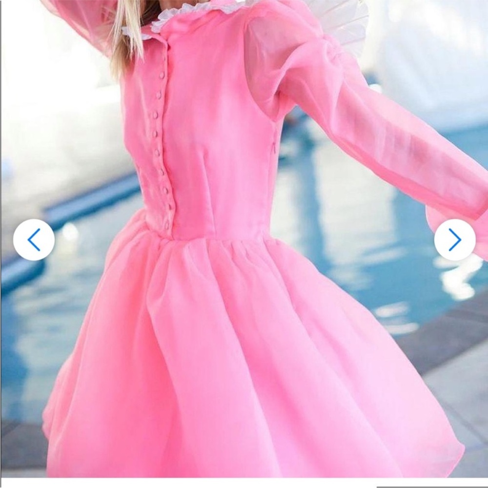 Selkie Highlighter Pink Dress-XXS